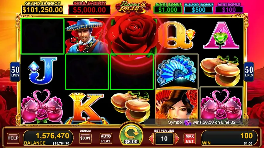 Flamenco dancer Wild covering full reels during Bull Rush free games